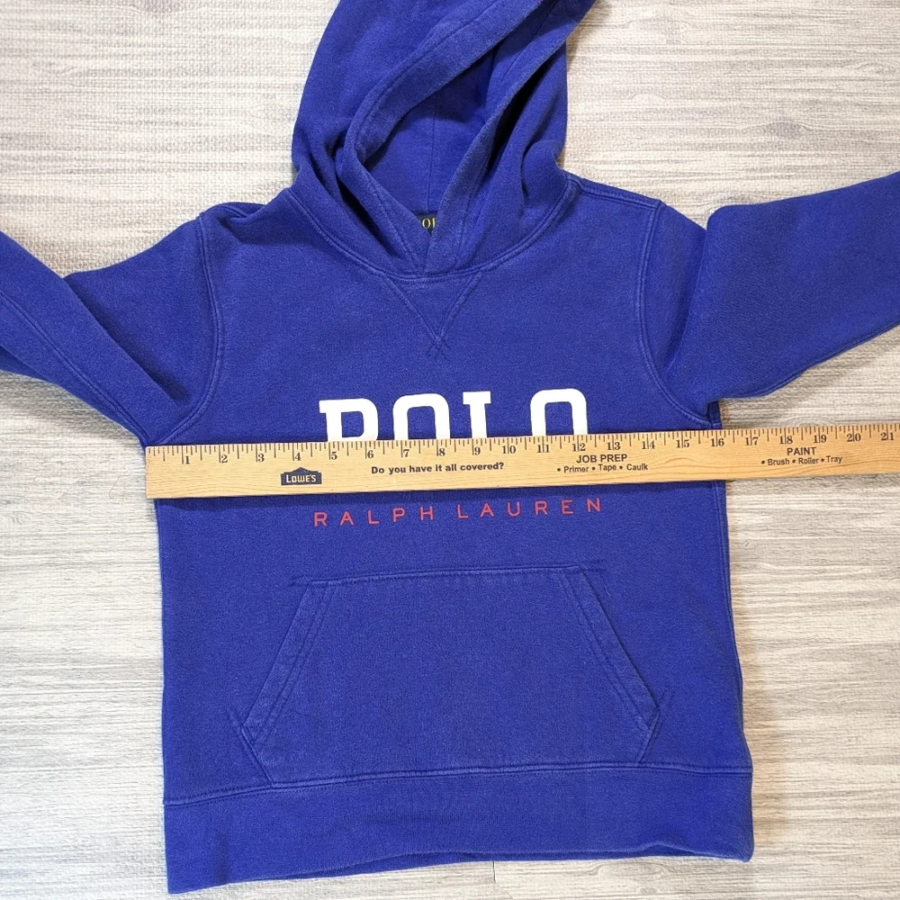 Boys Polo Ralph Lauren Pullover Hoodie Activewear Athleisure Sz S‎ (8)
